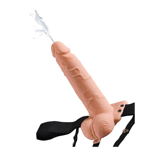 Squirting Strap-On 7.5 Inch